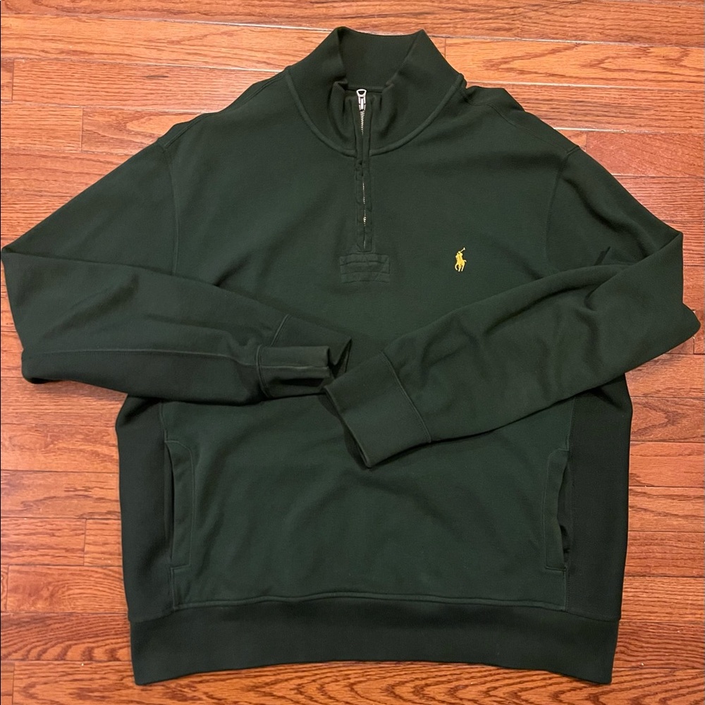 Polo half zip pullover